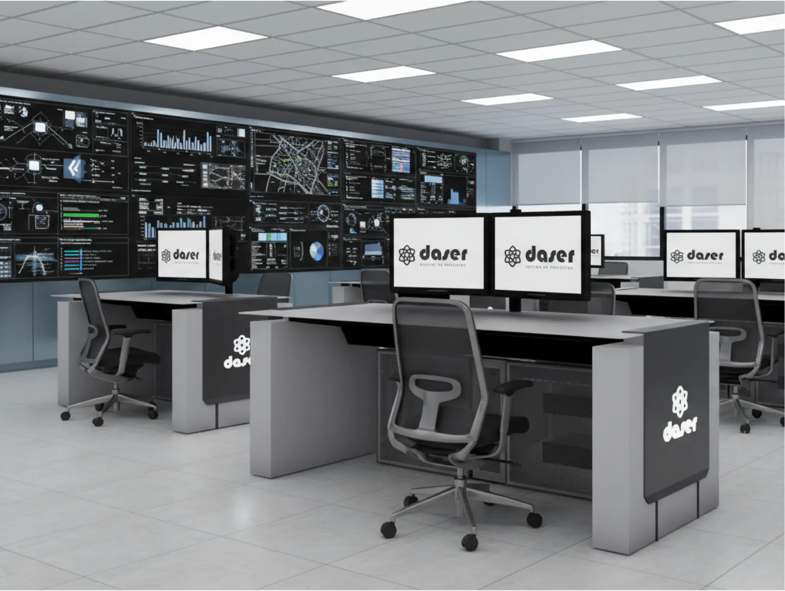 Espacio corporativo de oficina diseñado e instalado por Daser